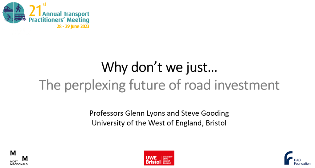 The perplexing future of road&nbsp;investment