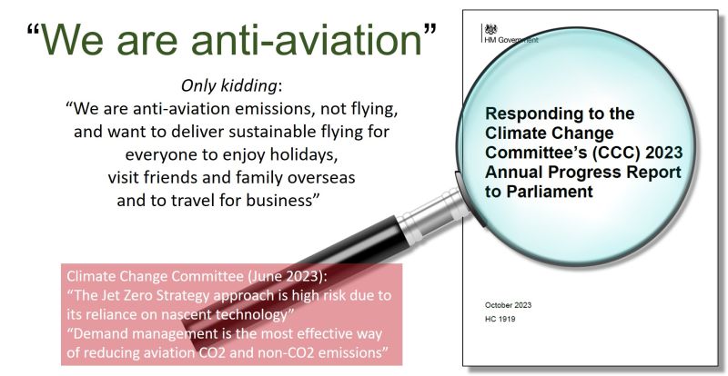 Anti-aviation? UK Government response to Climate Change&nbsp;Committee