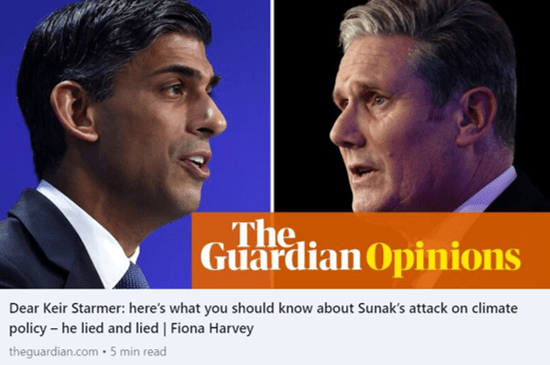 ‘He lied and lied’ – an attack on climate&nbsp;policy?