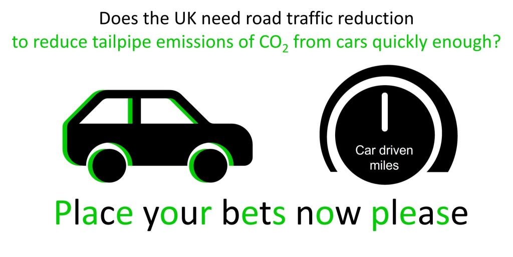 Place your bets now please – do we need road traffic&nbsp;reduction?