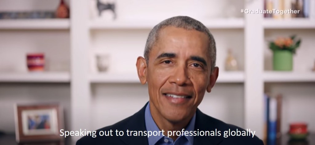 Graduate Together: Obama’s Commencement Speech speaks to transport professionals around the&nbsp;world