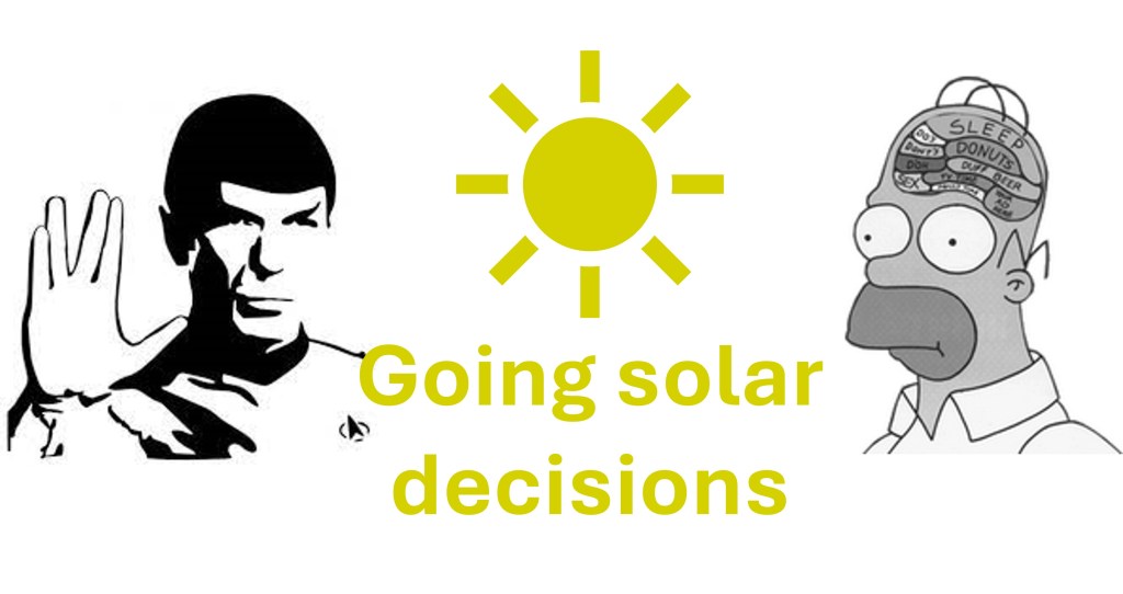 Going solar decisions