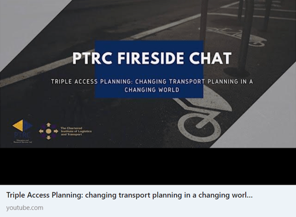 Triple Access Planning: Changing transport planning in a changing&nbsp;world