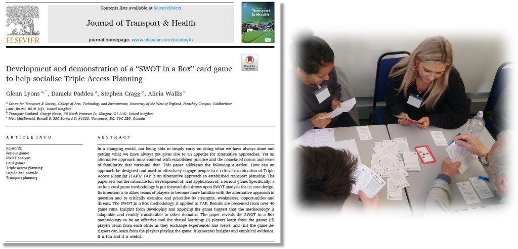 TAP-SWOT in a BOX – paper&nbsp;published