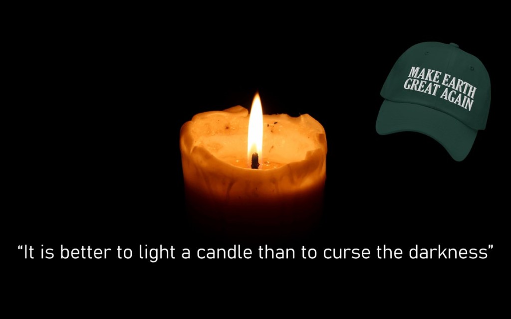 Lighting a candle